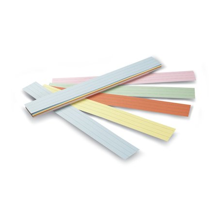 Pacon Sentence Strips, 24x3, Assorted, PK100 5165